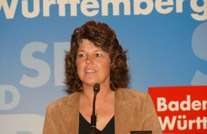 Ute Vogt auf dem Wieslocher Kreisparteitag